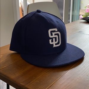 New Era 59Fifty Padres Hat, Size 7 5/8
